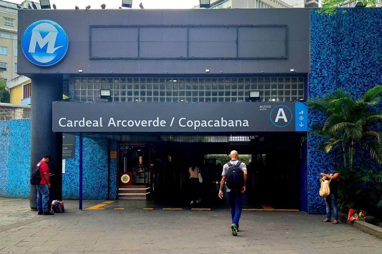 Coração de Copa - Copacabana, metrô, praia e comércio Río de Janeiro Exterior foto